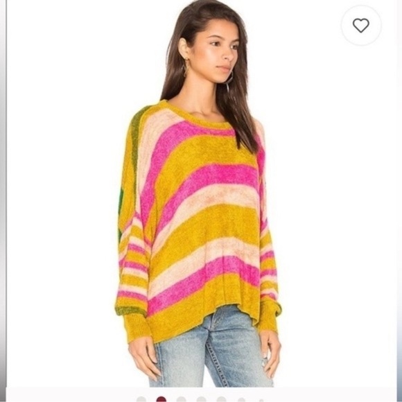 Free People All About You Stripe Chenille Sweater in
Multi Small NWOT - Picture 5 of 9